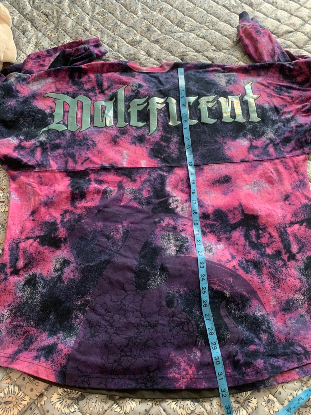 Disney Maleficent Villains Tie Dye Sleeping Beauty Spirit Jersey Adult XXL - Picture 16 of 16